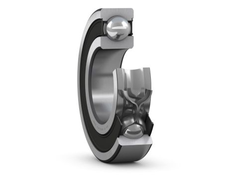 SKF - Łożysko kulkowe proste jednorzędowe, ze stali nierdzewnej, W 6205-2RS1/C3 25.0 x 52.0 x 15.0