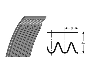 SIT - Pas wielorowkowy, CONVEYXONIC , 5-PJ-336 SIT,