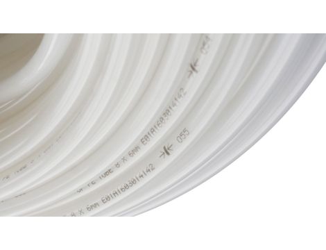 Przewód pneumatyczny PE polietylenowy kalibrowany, fi 6x4 mm, biały (krążek 200 m) - 3