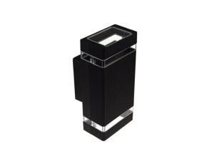 Oprawa elewacyjna Litek 2x GU10 czarny