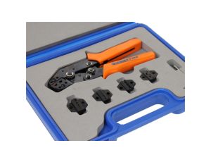 Zaciskarka do tulejek, konektorów, końcówek izolowanych / zestaw walizkowy Z-0725-SET - ZESTAW 5w1 ENERGOTYTAN