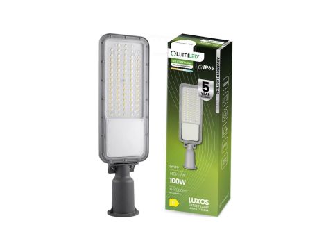 Lampa Uliczna LED LUXOS Przemysłowa Oprawa Drogowa 100W 14000lm 4000K IP65 Advanced Lighting Series LUMILED