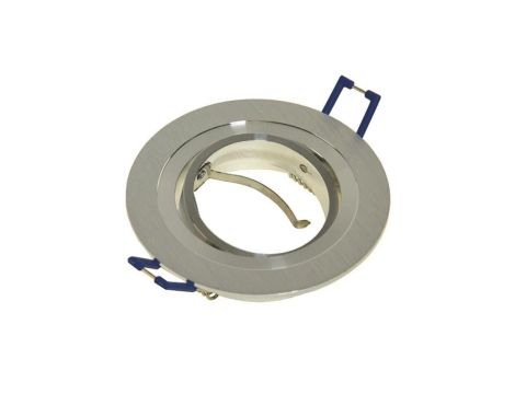 Oprawa sufitowa Delius okrągła szczotkowana srebrn