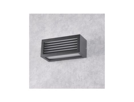 Lampa Ogrodowa Kinkiet Elewacyjny OSAKA E27 IP54 Czarna Goldlux