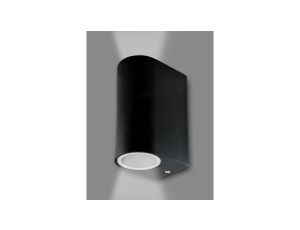 Kinkiet ogrodowy elewacyjny kinkiet góra dół LED 2xGU10 BOSTON Goldlux PODWÓJNY CZARNY