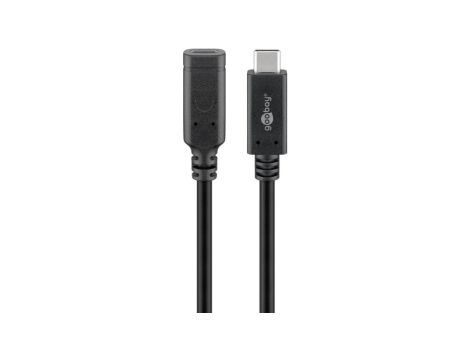Przedłużacz USB-C™ USB 3.2 generacja 2, 1 m, czarny