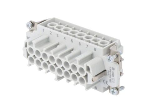 Złącze HDC, wkładka stykowa, żeńskie, il.-PINów: 16, 16A, 500V, HEAVYCON 1648241