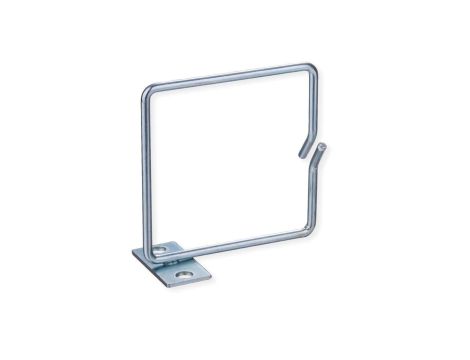 Ucho kablowe ROLINE, 80x80 mm, metalowe, boczne wejście kablowe