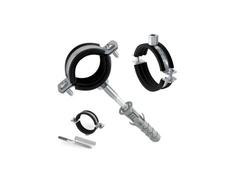 Obejma Metalowa Z Uszczelką Uchwyt z Gumą do Rur 2 1/2 Cala 1 szt. TRYTYT