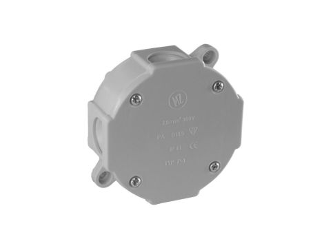 VIPLAST Puszka Natynkowa Hermetyczna Na wkręty Popiel IP41 79x79x37 mm 1szt