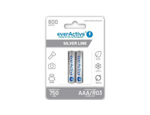 Akumulator Ni-MH R03 AAA 800mAh 1.2V R2U SILVER LINE /2szt./