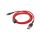 Kabel High Speed, USB 2.0 1m czerwony tekstylny 2,4A CAMKLF-B09