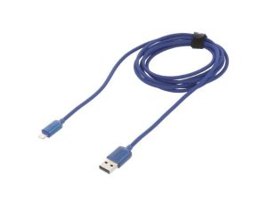 Kabel USB 2.0 Apple Lightning wtyk - USB A wtyk 2m niebieski CAJY000103