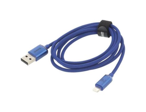 Kabel USB 2.0 Apple Lightning wtyk - USB A wtyk 1,2m niebieski CAJY000003