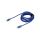 Kabel USB 2.0 USB C wtyk z obu stron 2m niebieski tekstylny CAJY000703