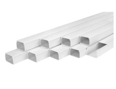 Listwa elektroinstalacyjna kanał kablowy BKK 60x40mm korytko z taśmą montażową 2-stronną (4/EB/KK 60x40/TS 34)