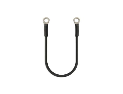 Qoltec Przewód akumulatorowy z końcówkami konektorowymi M8 Kabel z oczkiem 8mm 20cm Czarny