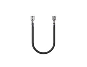 Qoltec Przewód akumulatorowy wsuwka żeńska typu FASTON 250 20cm Czarny