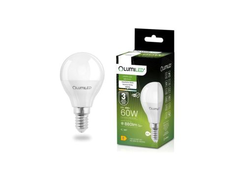 Żarówka LED E14 8W kulka 880 lm LUMLEDH0013AB
