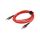 Kabel USB C wtyk z obu stron 1m czerwony tekstylny 60W CATKLF-G09