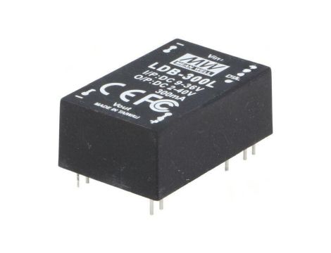 Przetwornica DC/DC 12W 9-36VDC 2-40VDC Iwej 530mA LDB-300L