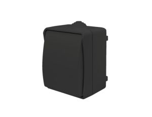 Łącznik świecznikowy natynkowy Aqua Plus IP54 antracyt / 40332