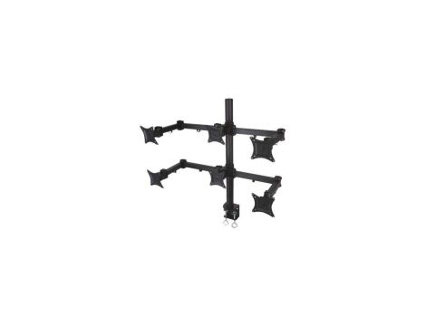 Biurkowy Uchwyt Obrotowy na Sześć Monitorów 13-20 Cali 60kg