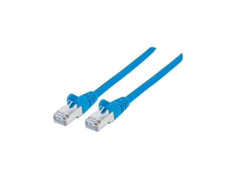 Kabel krosowy, Patchcord Cat7 SFTP 100 CU LSZH niebieski /1 m/
