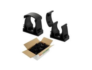 Uchwyt do Rur Kablowych Zamykany Uniwersalny 25mm UZU-25 Czarny 100 sztuk