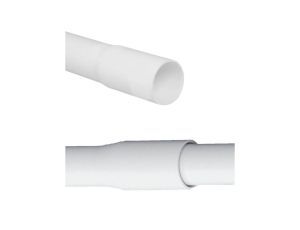 Rura Elektroinstalacyjna Kielichowana 25mm Sztywna 2mb Biała 1 szt. AKS Zielonka