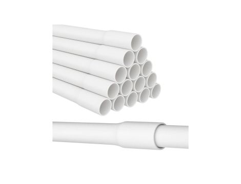 Rura Elektroinstalacyjna Kielichowana 25 mm 15 szt. 2m Biała AKS Zielonka