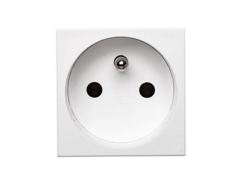 Gniazdo zasilające M45 pojedyncze z/u 16A białe STD-F0 RW1 6120152