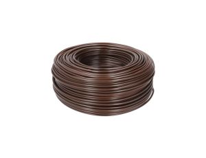 Kabel instalacyjny DY / H07V-U 2,5mm2 jednożyłowy brązowy 450/750V drut Basoglu /100m/