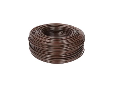 Kabel instalacyjny DY / H07V-U 2,5mm2 jednożyłowy brązowy 450/750V drut Basoglu /100m/