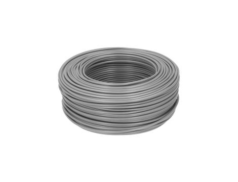 Kabel instalacyjny DY / H07V-U 2,5mm2 jednożyłowy szary 450/750V drut Basoglu /100m/