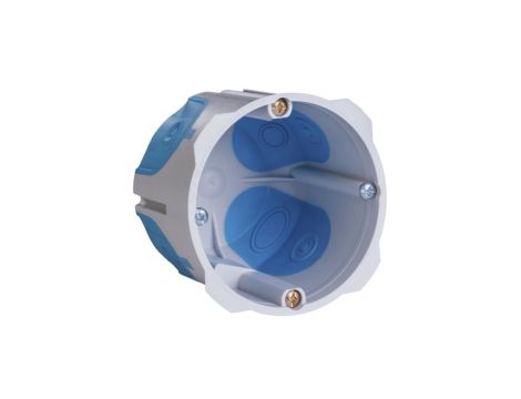 Puszka instalacyjna podtynkowa do nidy fi:60x60mm dźwiękochłonna, głęboka bezhalogenowa z wkrętami KOPOS