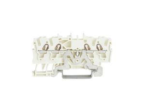 WAGO TOPJOBS 2002-1408 Złączka szynowa 4-przewodowa 2,5mm2 na szynę TH35 biała