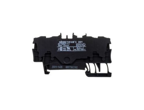 WAGO TOPJOBS 2001-1405 Złączka przelotowa 4-przewod 1,5mm2 czarna