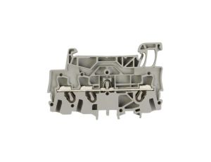 WAGO TOPJOBS 2002-1301 Złączka szynowa 3-przewodowa 2,5mm2 na szynę TH35 szara