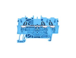 WAGO TOPJOBS 2002-1304 Złączka szynowa 3-przewodowa 2,5mm2 na szynę TH35 niebieska