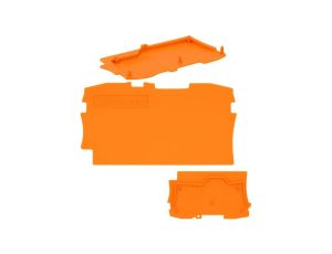 WAGO 2002-1292 Ścianka końcowa / wewnętrzna szara do złączek pomarańczowa WAGO TOP JOBS 2,5mm2