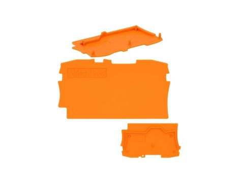 WAGO 2002-1292 Ścianka końcowa / wewnętrzna szara do złączek pomarańczowa WAGO TOP JOBS 2,5mm2