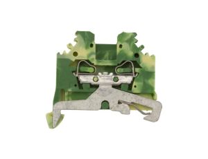 WAGO 280-107 Złączka szynowa 2,5mm2 żółto-zielona boczny opis