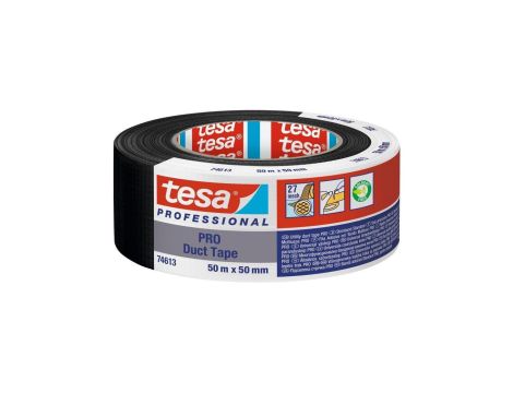 Taśma naprawcza tesa PRO Duck Tape 50mm x 50m czarna
