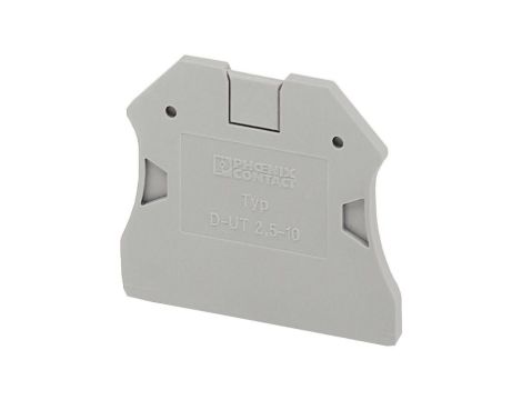 Pokrywa zamykająca boczną stronę złączki szynowej UT 2,5mm2 szara Phoenix Contact