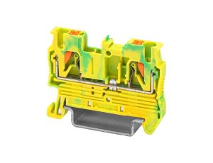 Złączka szynowa ochronna 1-torowa PT 2,5mm2 PE 24A zielono-żółta Phoenix Contact