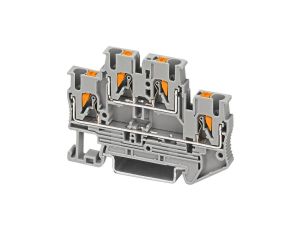 Złączka szynowa przelotowa 2-poziomowa Push-In PTTB 2,5mm2 22A szara Phoenix Contact