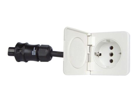 Gniazdo ścienne 16A FLUSH białe AC16-17