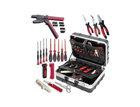 Walizka Narzędziowa Zestaw Narzędzi Dla Elektryka 31 Elementów Cimco