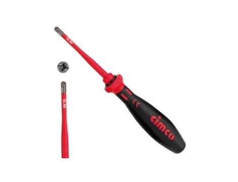 Wkrętak Śrubokręt Izolowany 1000V VDE Slim Pozidriv PZ FL1 x 80 mm Cimco